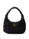 Prada Re-nylon Mini Bag In Black