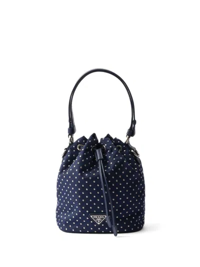 Prada Re-nylon Mini-bag In Blue