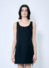 Prada Women Re-nylon Mini Dress In Black