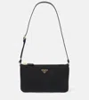 Prada Bowling Shouder Bag In Black