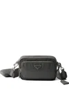 Prada Re-nylon Mini Shoulder Bag In Gray