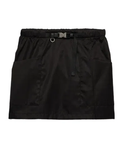 PRADA PRADA BELTED SKIRT