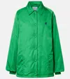 Prada Re-nylon Oversized Blouson Jacket In Green