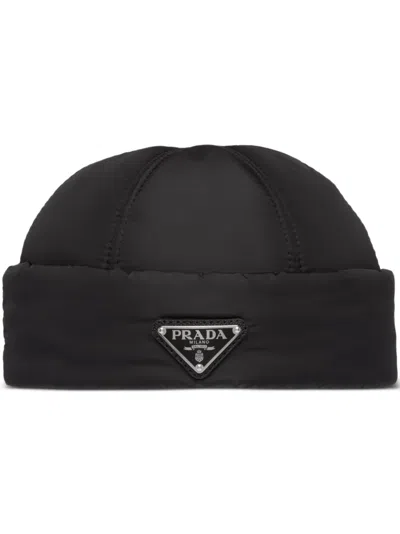 PRADA RE-NYLON PADDED BEANIE