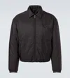 Prada Giubbino Imbottito In Re-nylon Nero Uomo In Black