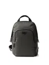Prada Re-nylon Padded Woven Backpack In Green