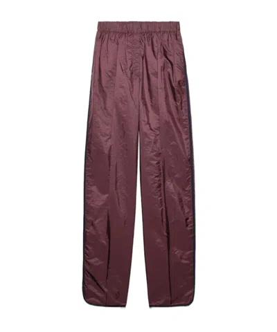 Prada Re-nylon Pants In Brown