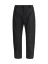Prada Black Recycled Polyamide Casual Pants In Black