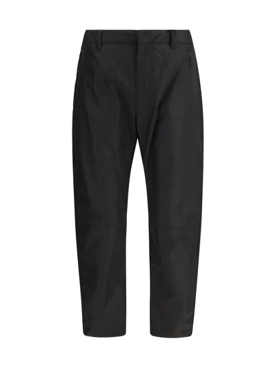 Prada Black Recycled Polyamide Casual Pants