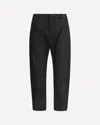 Prada Black Recycled Polyamide Casual Pants In Black
