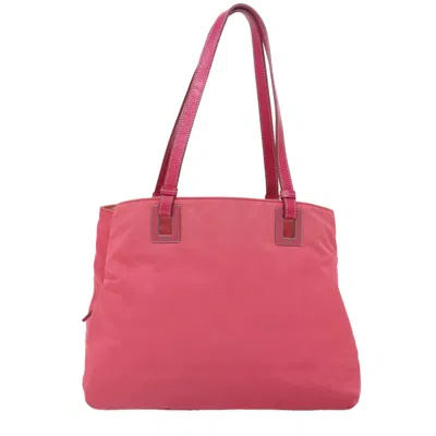 Pre-owned Prada Re-nylon Pink Synthetic Tote Bag ()