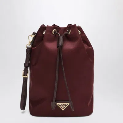 Prada Re-nylon Pouch In Red