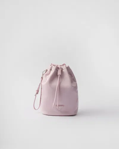 Prada Re-nylon Pouch In Alabaster Pink
