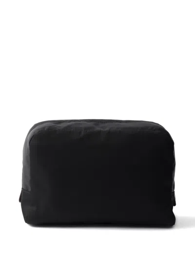 Prada Re-nylon Pouch In Black