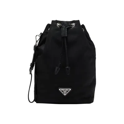 Pre-owned Prada Re-nylon Pouch 'black' | Women's Size Onesize