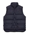 Prada Re-nylon Sleeveless Down Jacket In Blue