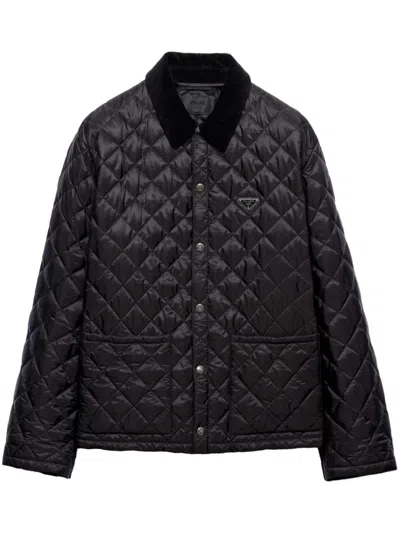 PRADA RE-NYLON QUILTED JACKET
