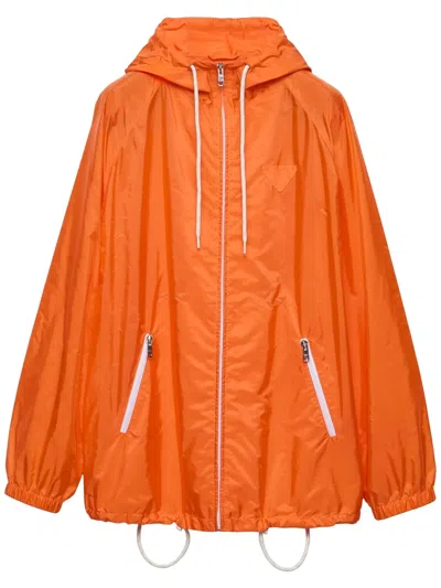 PRADA RE-NYLON RAIN JACKET