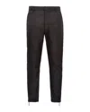 Prada Re-nylon Trousers In Black