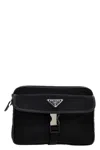 Prada Re-nylon Saffiano Crossbody Bag Crossbody Bags Black