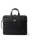 RE-NYLON SAFFIANO 皮质电脑包