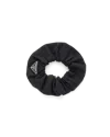 Prada Re-nylon Triangle-logo Scrunchie In Black