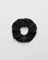 Prada Re-nylon Scrunchie In Black