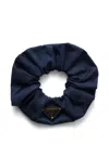 Prada Re-nylon Scrunchie In Blue