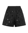 Prada Re-nylon Sequinned Shorts In Black