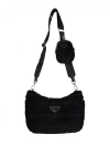 Prada Re-nylon Shearling Bag