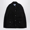 Prada Re-nylon Shirt Jacket In Black