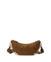 Prada Womens Brown Re-nylon Brand-plaque Shoulder Bag In Brown