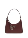 Prada Re-nylon Shoulder Bag In Burgundy