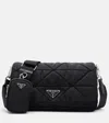 Prada Re-nylon Shoulder Bag In Black