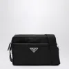 Prada Re-nylon Shoulder Bag In Black