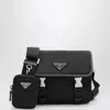 Prada Camera Bag With Zip-pouch In Black