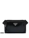 Prada Re-nylon Shoulder Bag In Black
