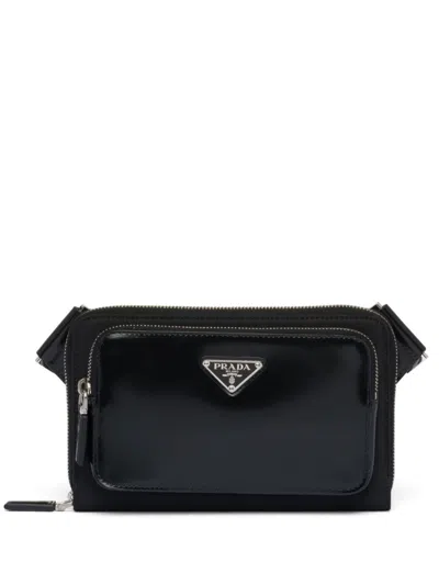 Prada Re-nylon Shoulder Bag In Nero