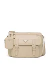 Prada Re-nylon Shoulder Bag In Neutrals