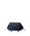 Prada Re-nylon Shoulder Bag With Studs