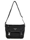 Prada Re-nylon And Saffiano Leather Shoulder Bag