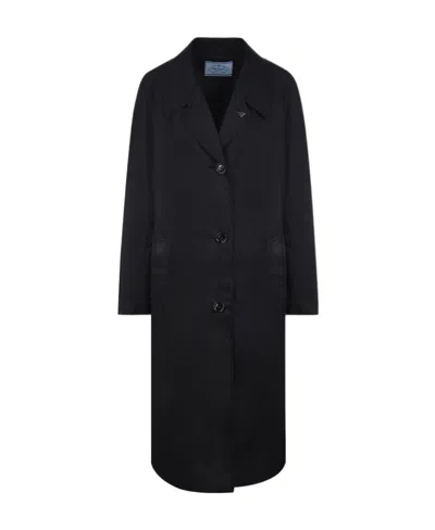 Prada Re-nylon Single-breasted Rain Coat