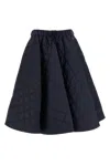 Prada Re-nylon Circle Skirt In Blue