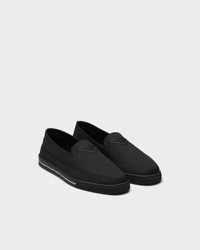 Prada Re-nylon Slip-on Sneakers In Animal Print