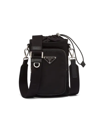 Prada Re-nylon Smartphone Case In Black