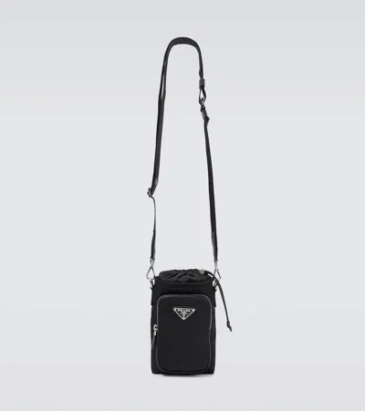 Prada Re-nylon Smartphone Case In Black