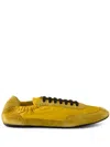 Prada Collapse Re-nylon And Suede Sneakers In Yellow