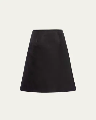 PRADA RE-NYLON SOLID A-LINE SKIRT