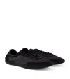 Prada Collapse Re-nylon And Suede Sneaker Men In Black