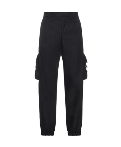 Prada Re-nylon Track Pants In Black